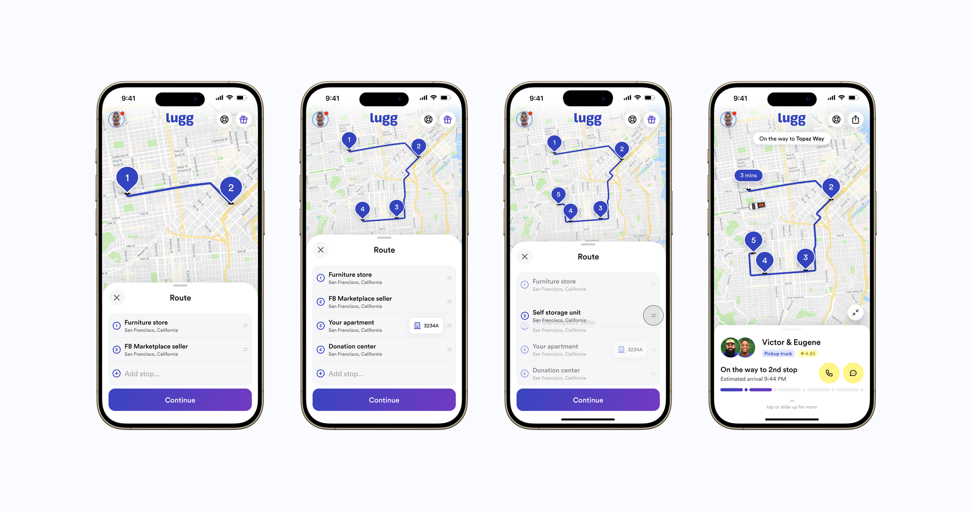 Introducing Multiple Stops: Add extra pickups & drop-offs in one Lugg