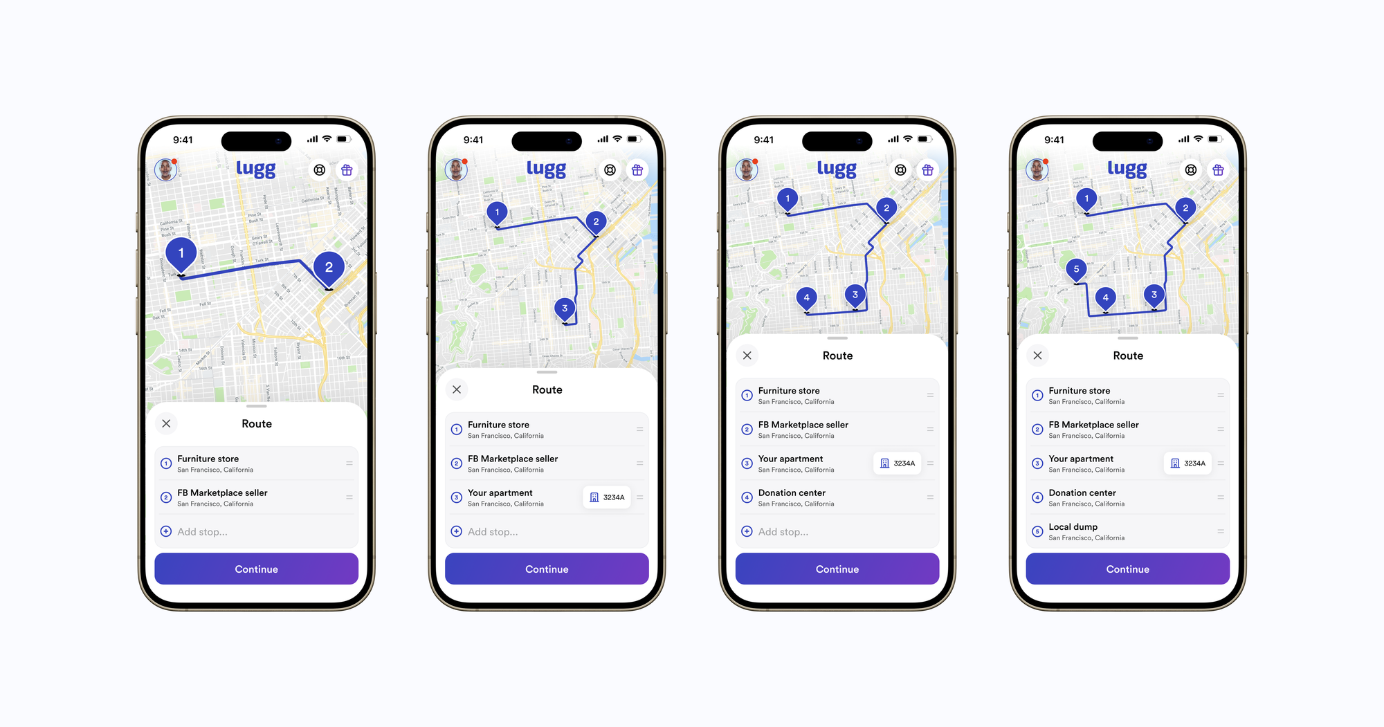 Introducing Multiple Stops: Add extra pickups & drop-offs in one Lugg