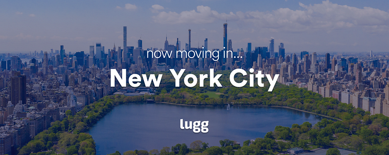 Lugg now available in New York City