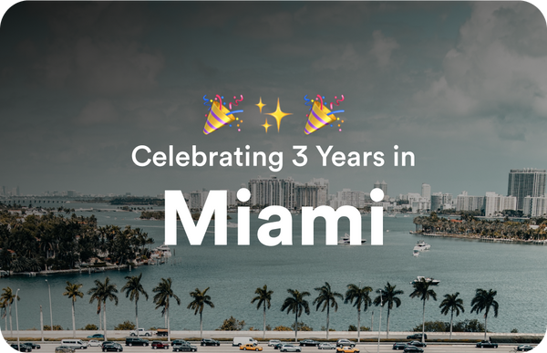 Celebrating 3 Years In Miami