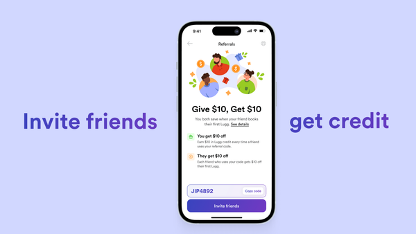 How to earn free moves and deliveries with the Lugg Referral Program